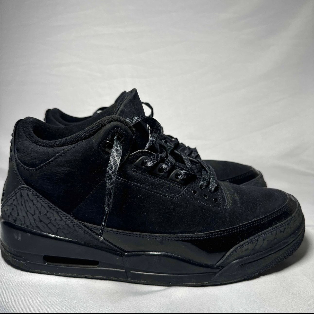 Size 12 - Nike Air Jordan 3 Retro Black Cat 2025 Men's Shoes