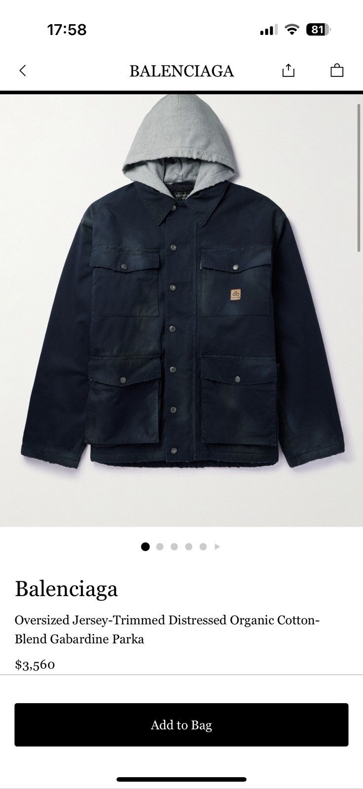 Balenciaga FW23 $3.5k 🤑 Balenciaga double B workwear jacket coat parka Size US L / EU 52-54 / 3 - 25 Thumbnail