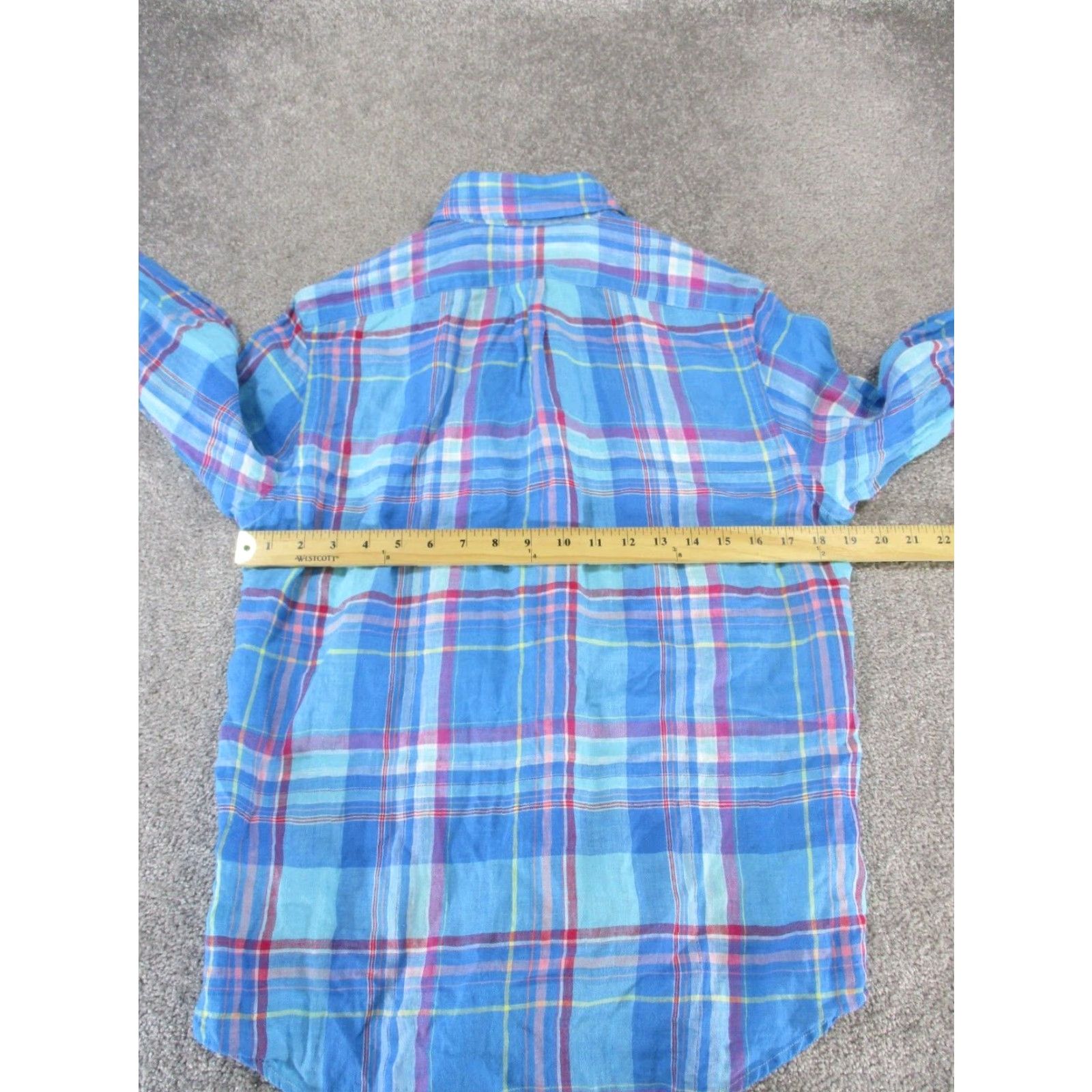 Vineyard Vines Vineyard Vines Murray Shirt Mens Small Blue Pink Yellow Linen Size US S / EU 44-46 / 1 - 4 Thumbnail