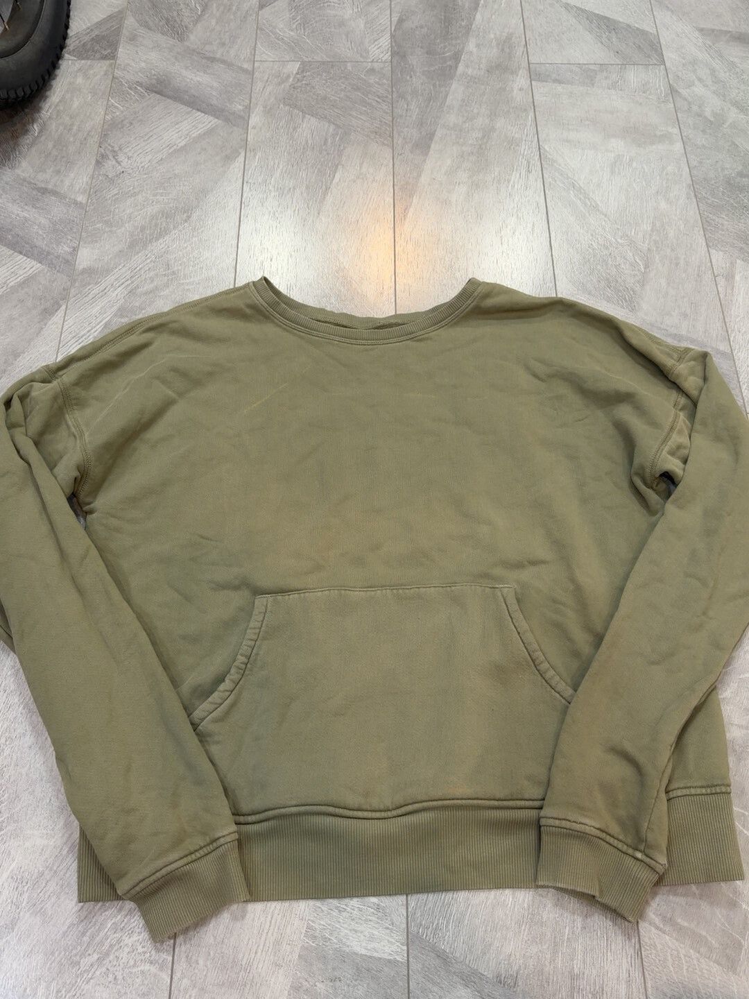 Greg Lauren Vintage Green Cotton Sweatshirt Size US L / EU 52-54 / 3 - 1 Thumbnail