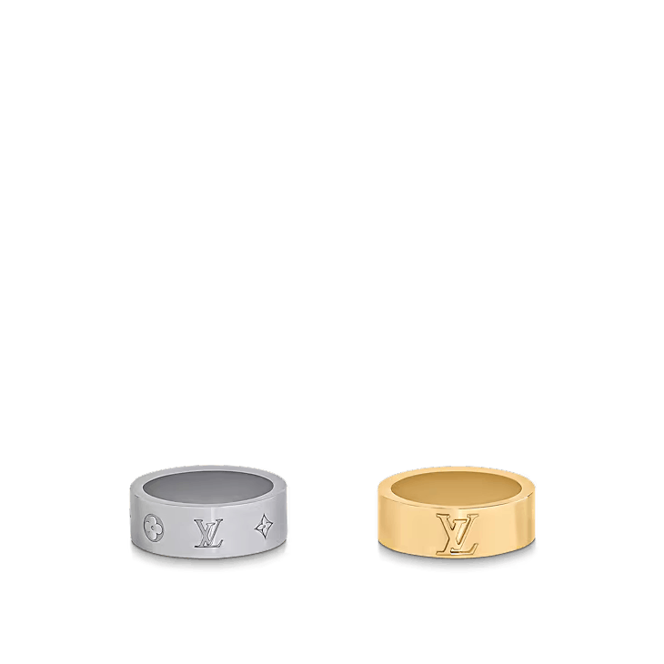Louis Vuitton LV Instinct Set of 2 Rings - L Size ONE SIZE - 1 Thumbnail