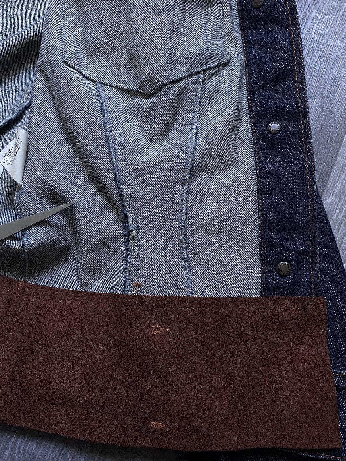 Jean Paul Gaultier Jean Paul Gaultier JPG.Jean’s Archival Denim Suede Jacket Size M / US 6-8 / IT 42-44 - 22 Thumbnail