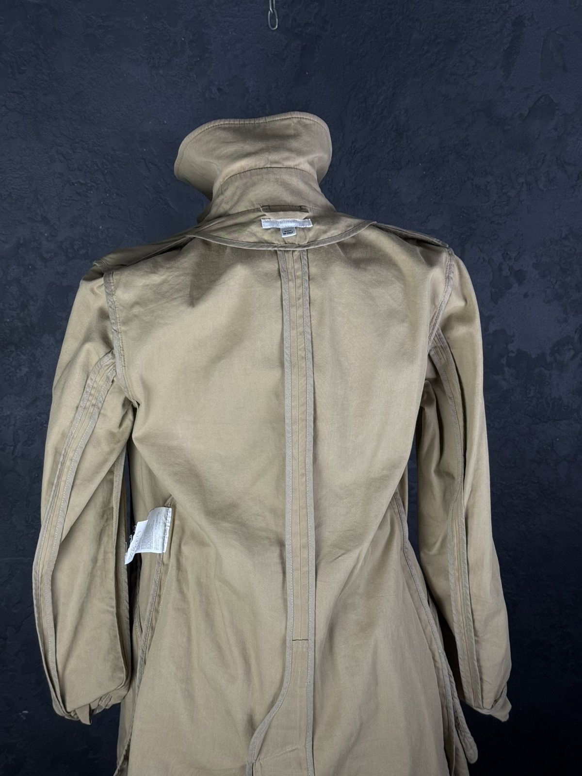 Helmut Lang Vintage Helmut Lang Women’s Double-Breasted Trench Coat 38 Size XS / US 0-2 / IT 36-38 - 13 Thumbnail