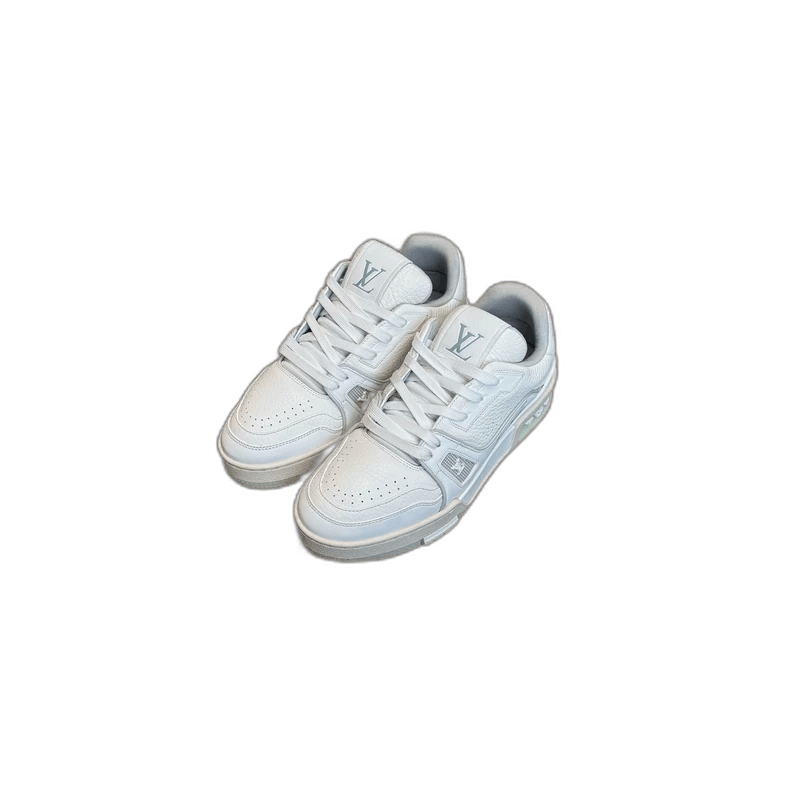 Louis Vuitton LV Louis Vuitton Trainer White Cement Sneakers Size US 6 / IT 36 - 1 Thumbnail