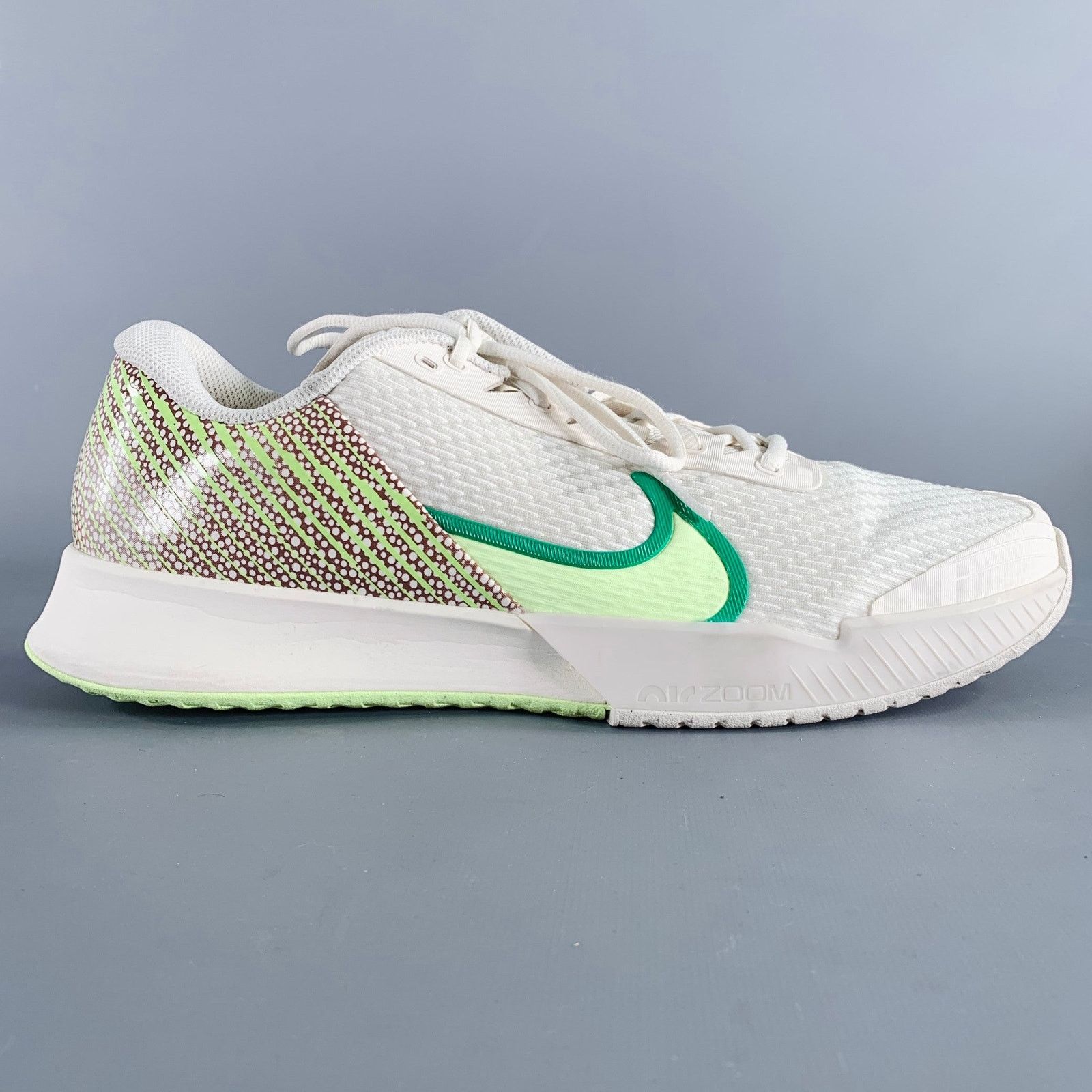 Nike 12 Australian Open Pack White Green Mesh Lace-Up Sneakers Size US 12 / EU 45 - 2 Thumbnail