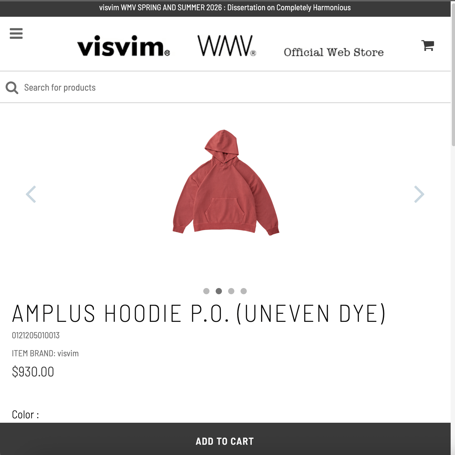 Visvim VISVIM AMPLUS HOODIE P.O. (UNEVEN DYE) Size US L / EU 52-54 / 3 - 2 Thumbnail