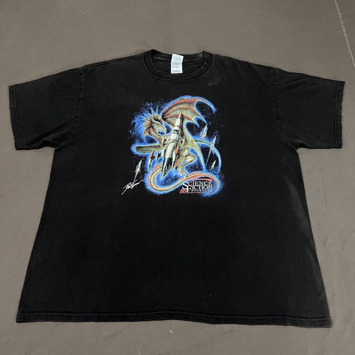 Arts & Science × Vintage Vintage Science Fiction Book Club Dragon Faded Bob Eggleton Size US XL / EU 56 / 4 - 2 Thumbnail