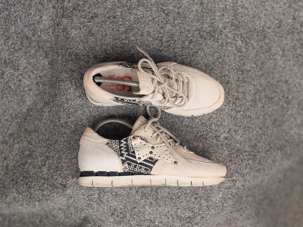 A.S.98 A.S.98 Design Sand leather Logo classic Sneakers Shoes Size US 8 / IT 38 - 5 Thumbnail