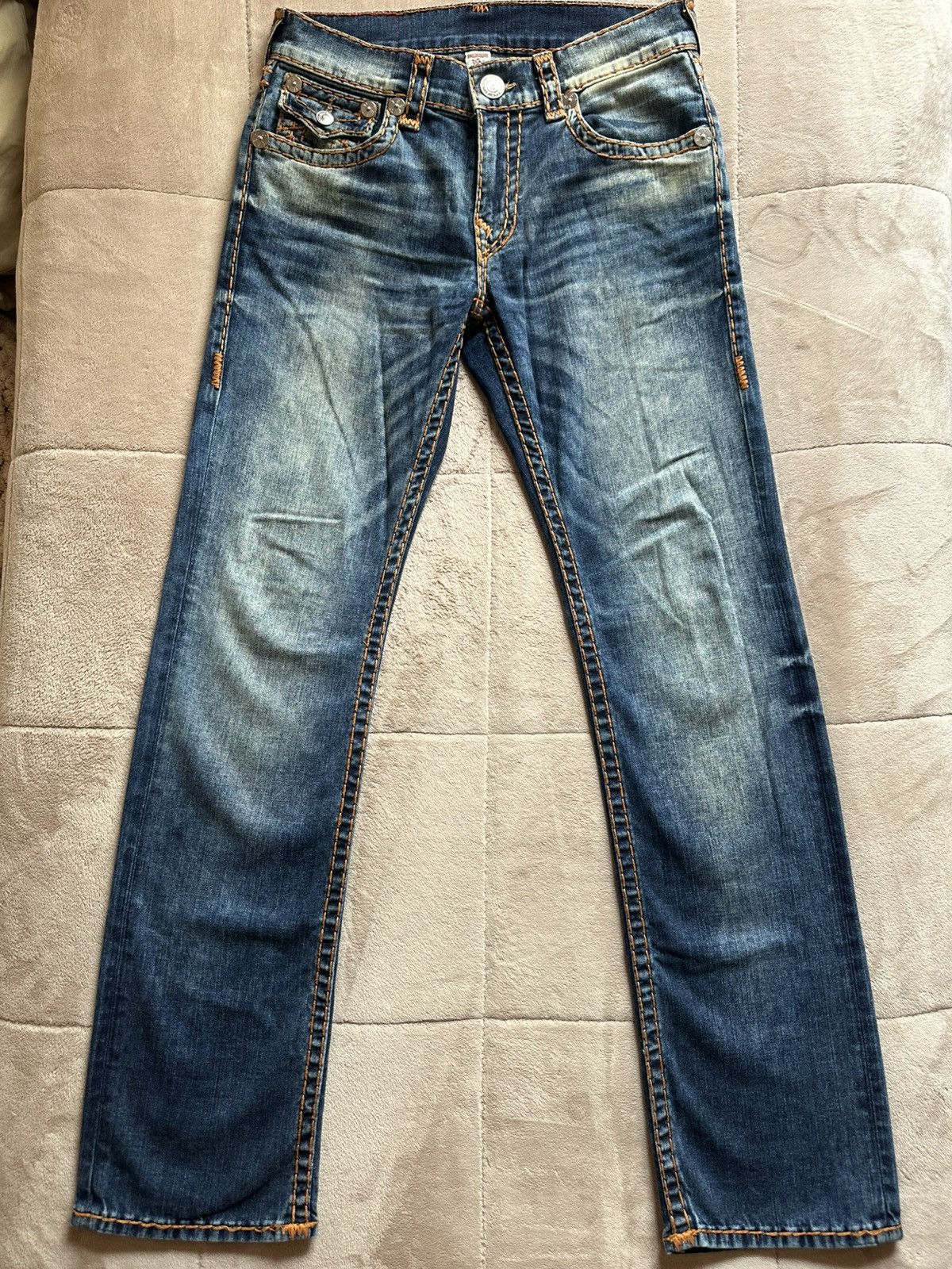 True Religion Ricky Straight Super T Size US 31 - 4 Thumbnail