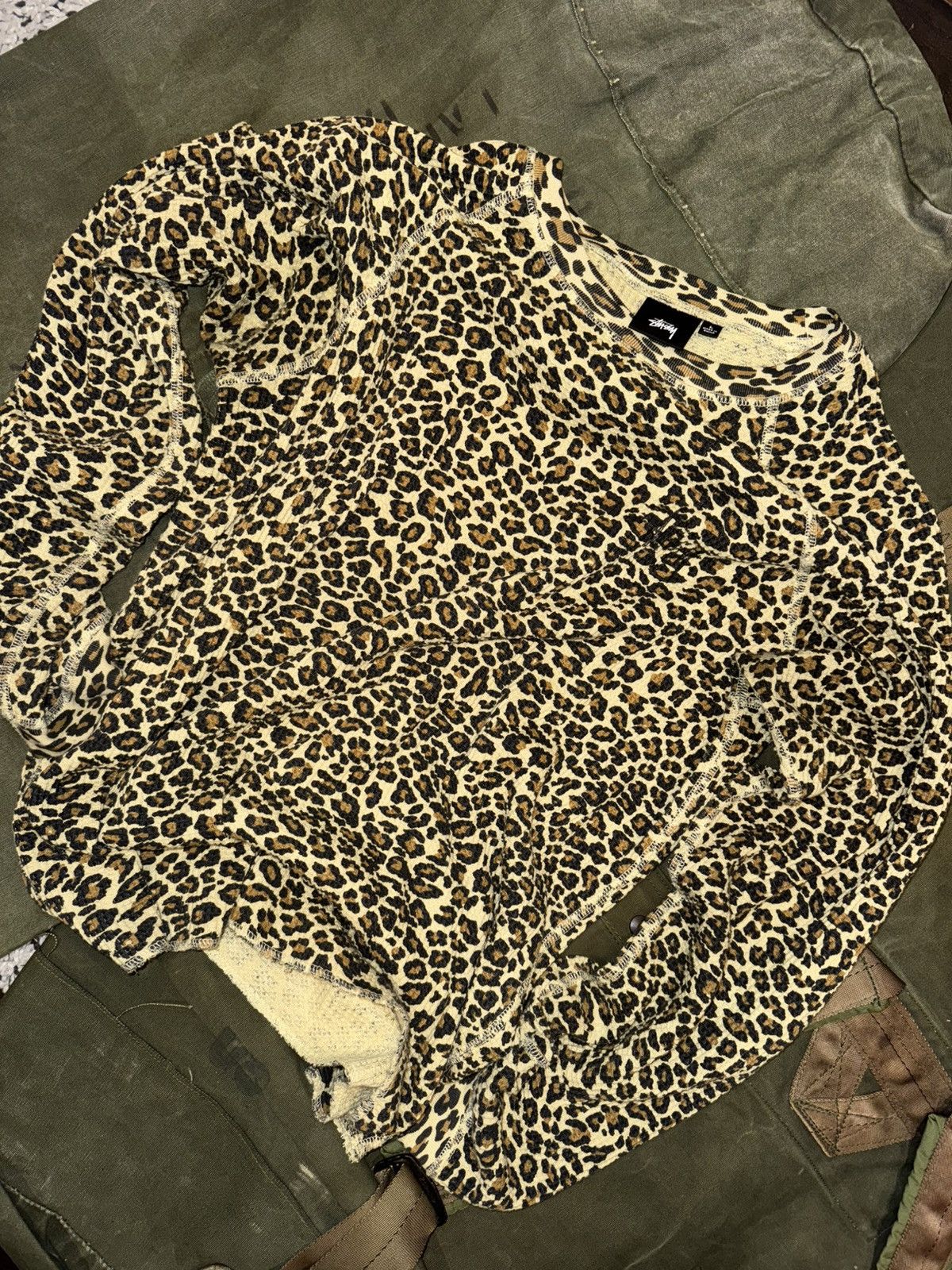 Stussy Stussy Basic Thermal Leopard Size US L / EU 52-54 / 3 - 1 Thumbnail