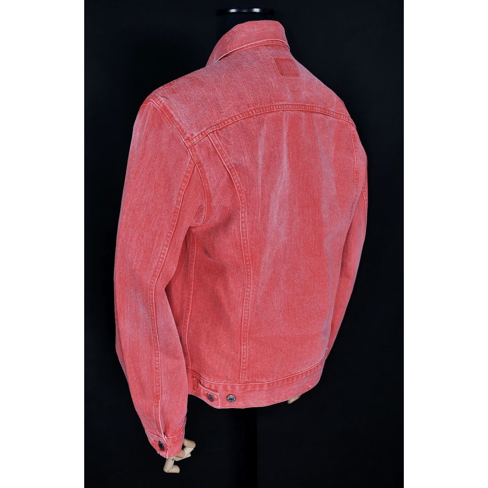 Levi's Levi's Trucker Jacket Denim Cotton 70500 9163 Washed Red XL Men’s Retro Casual Jacket XL Red Mens Leather? Size US XL / EU 56 / 4 - 5 Thumbnail