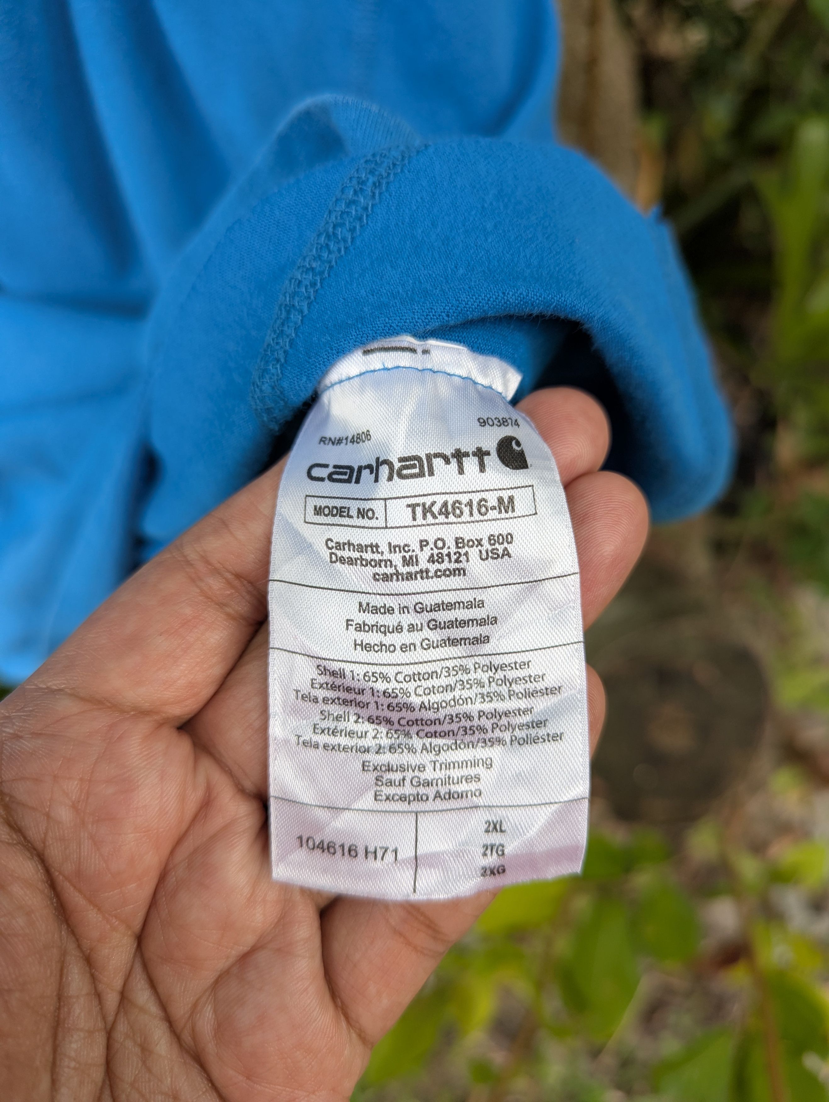 Carhartt Thrashed Carhartt Sunfaded Tshirt Size US XXL / EU 58 / 5 - 6 Thumbnail
