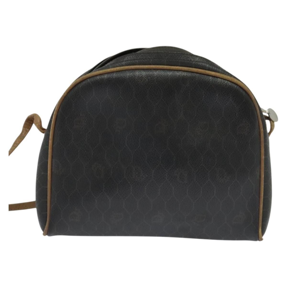 Dior DIOR Honeycomb Canvas Shoulder Bag Pvc Leather Black Size ONE SIZE - 3 Thumbnail