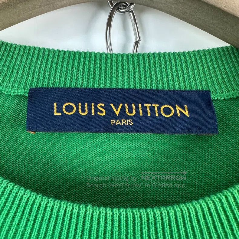Louis Vuitton Louis Vuitton Green full embossed logo short sleeve Size US M / EU 48-50 / 2 - 4 Thumbnail