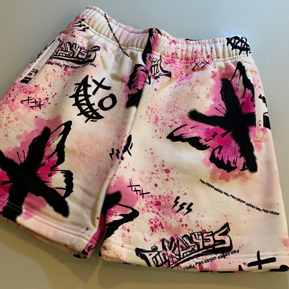Other Pink Abyss sweat shorts - pink/white Size 28" / US 6 / IT 42 - 3 Thumbnail