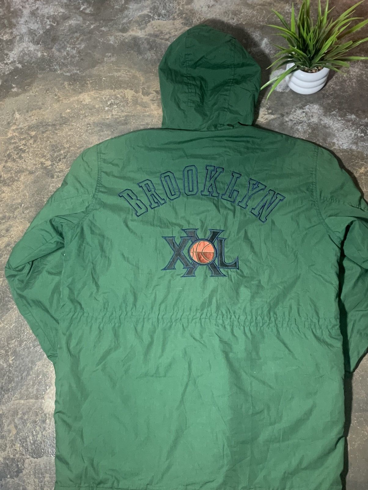 NBA Vintage NBA Brooklyn member parka jacket Size US XL / EU 56 / 4 - 3 Thumbnail