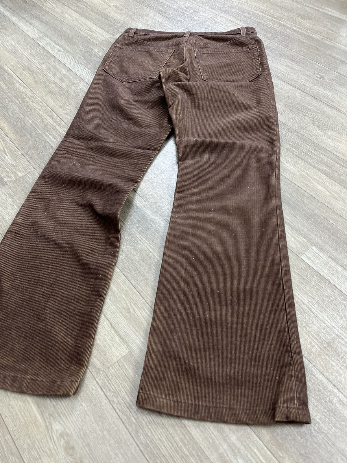Tornado Mart 2000s Tornado Mart Japan Corduroy Flared Jeans Lgb Style Y2K Size US 27 - 12 Thumbnail