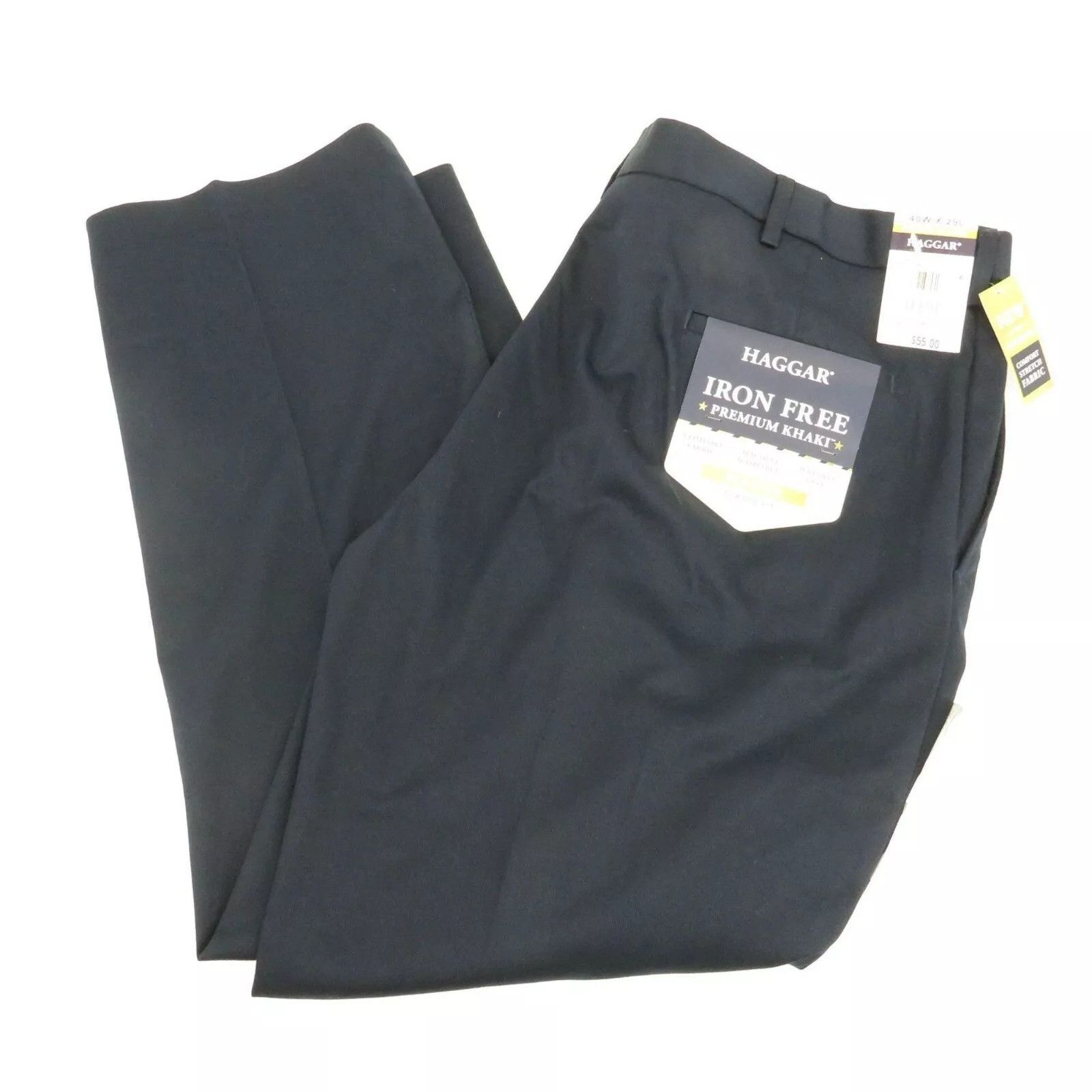 Haggar Haggar Iron Free Premium Khaki Classic Fit Pleated Pants 40x Size US 40 / EU 56 - 1 Thumbnail