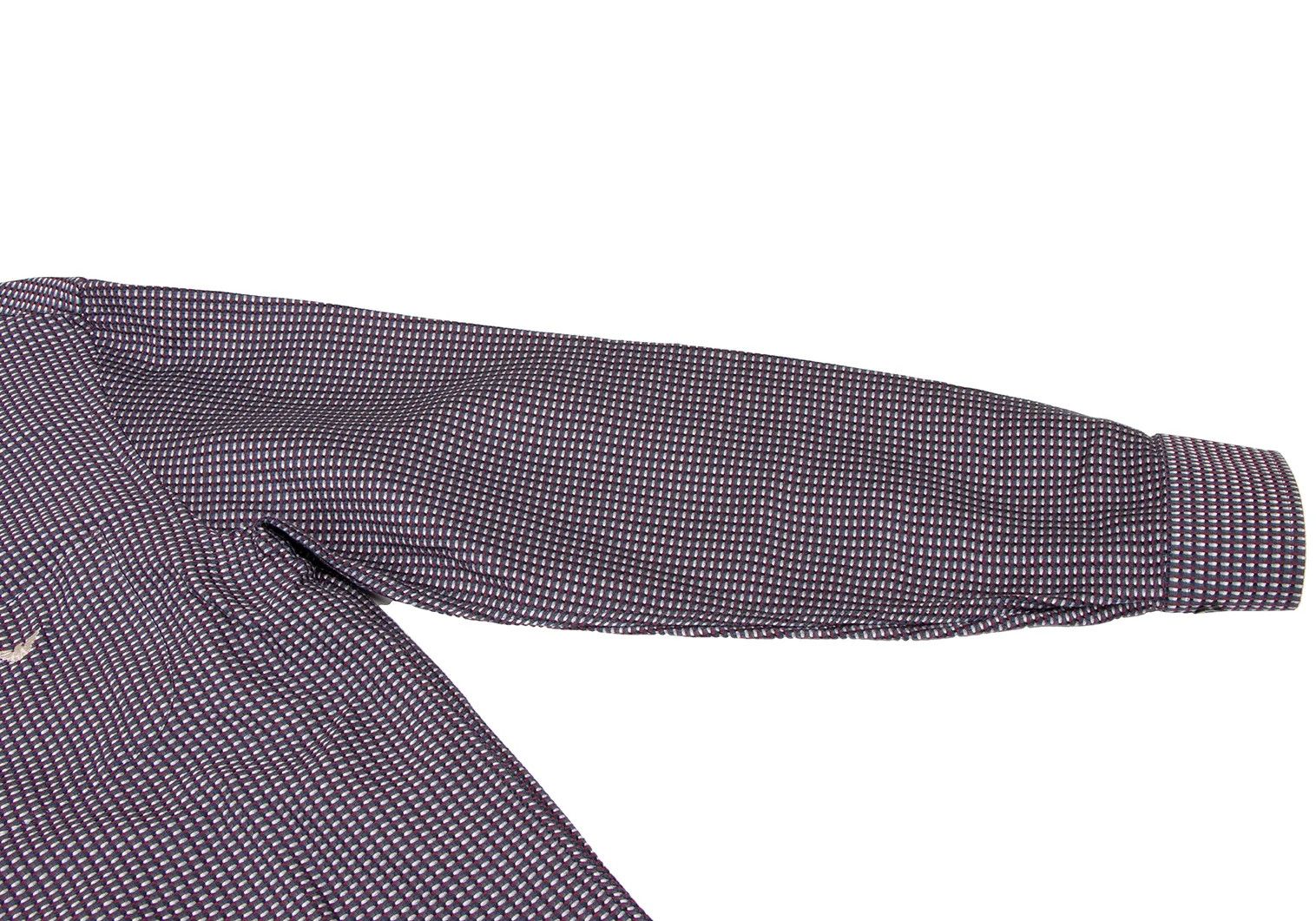 Emporio Armani One-Point Logo Multi-Embroidered Shirt in Blue and Red Size US M / EU 48-50 / 2 - 7 Thumbnail