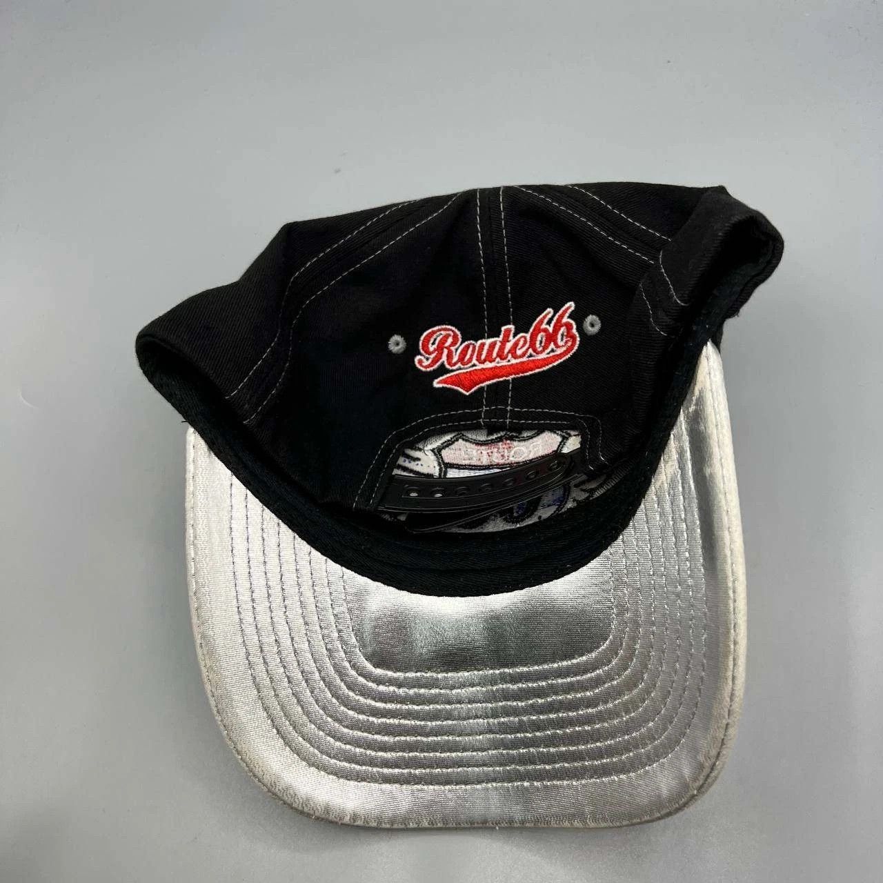 Route 66 Route 66 Hat Men Black Silver Embroidered Snap Back Cap Size ONE SIZE - 5 Thumbnail