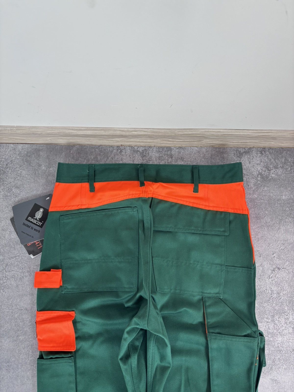Other Mascot Men’s NWT Reflective Green/Orange Safety Cargo Pants Size US 32 / EU 48 - 15 Thumbnail