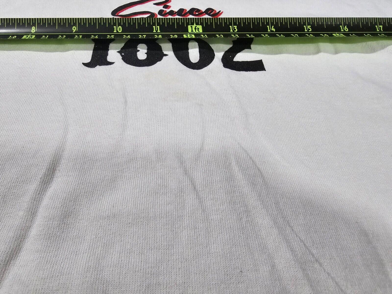 Designer Untameable Bacardi Rum Since 1962 White Graphic Men's T XL Size US XL / EU 56 / 4 - 8 Thumbnail