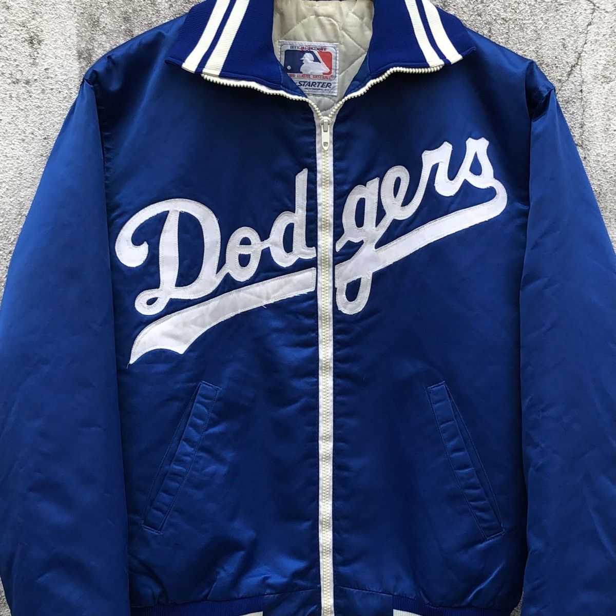Starter Vintage 90’s Starter MLB LA Dodgers Varsity Jacket Size US L / EU 52-54 / 3 - 7 Thumbnail