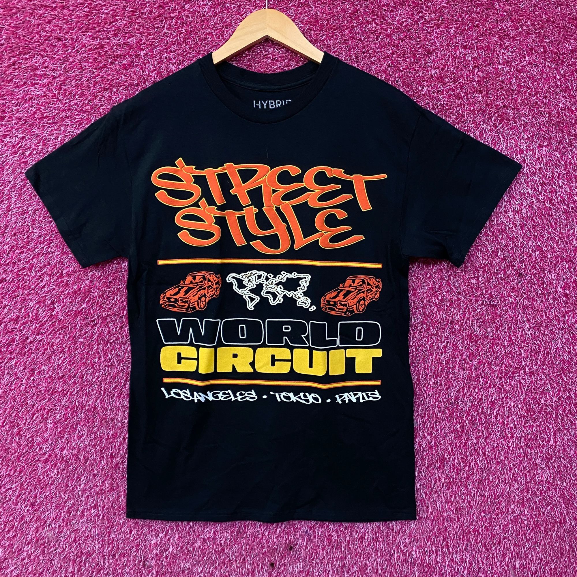Band Tees Hybrid Street Style World Circuit Graphic T-Shirt Medium Size US M / EU 48-50 / 2 - 1 Thumbnail