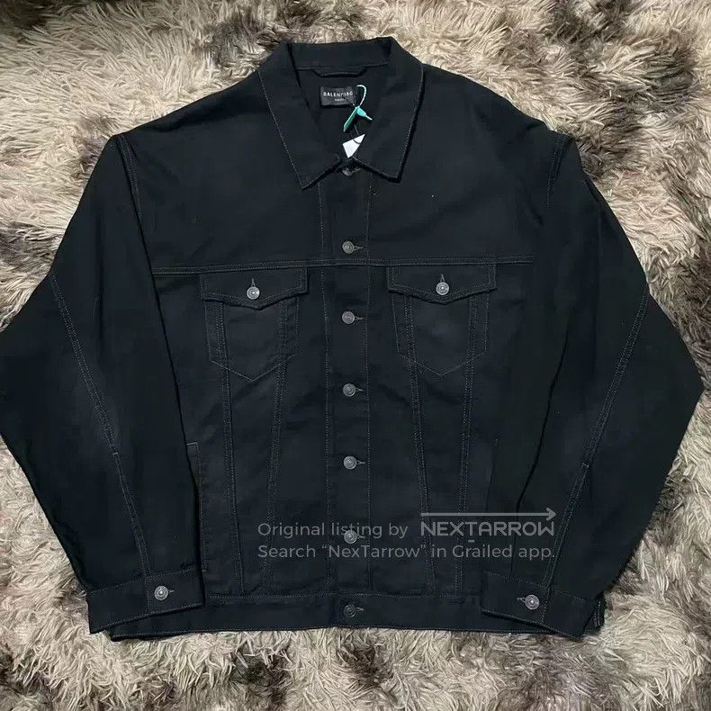 Balenciaga Balenciaga Spray-painted graffiti jacket Size US L / EU 52-54 / 3 - 2 Thumbnail
