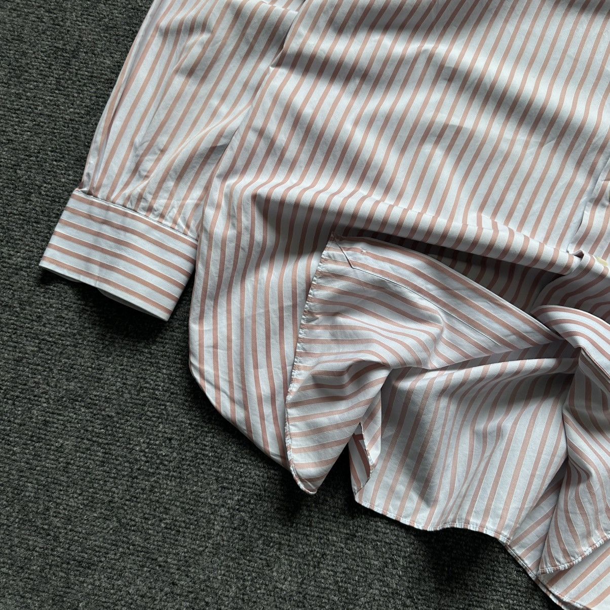 Ermenegildo Zegna Luxury 46/18 Ermenogildo Zegna Stripped Shirt Button Up XXL Size US XL / EU 56 / 4 - 6 Thumbnail