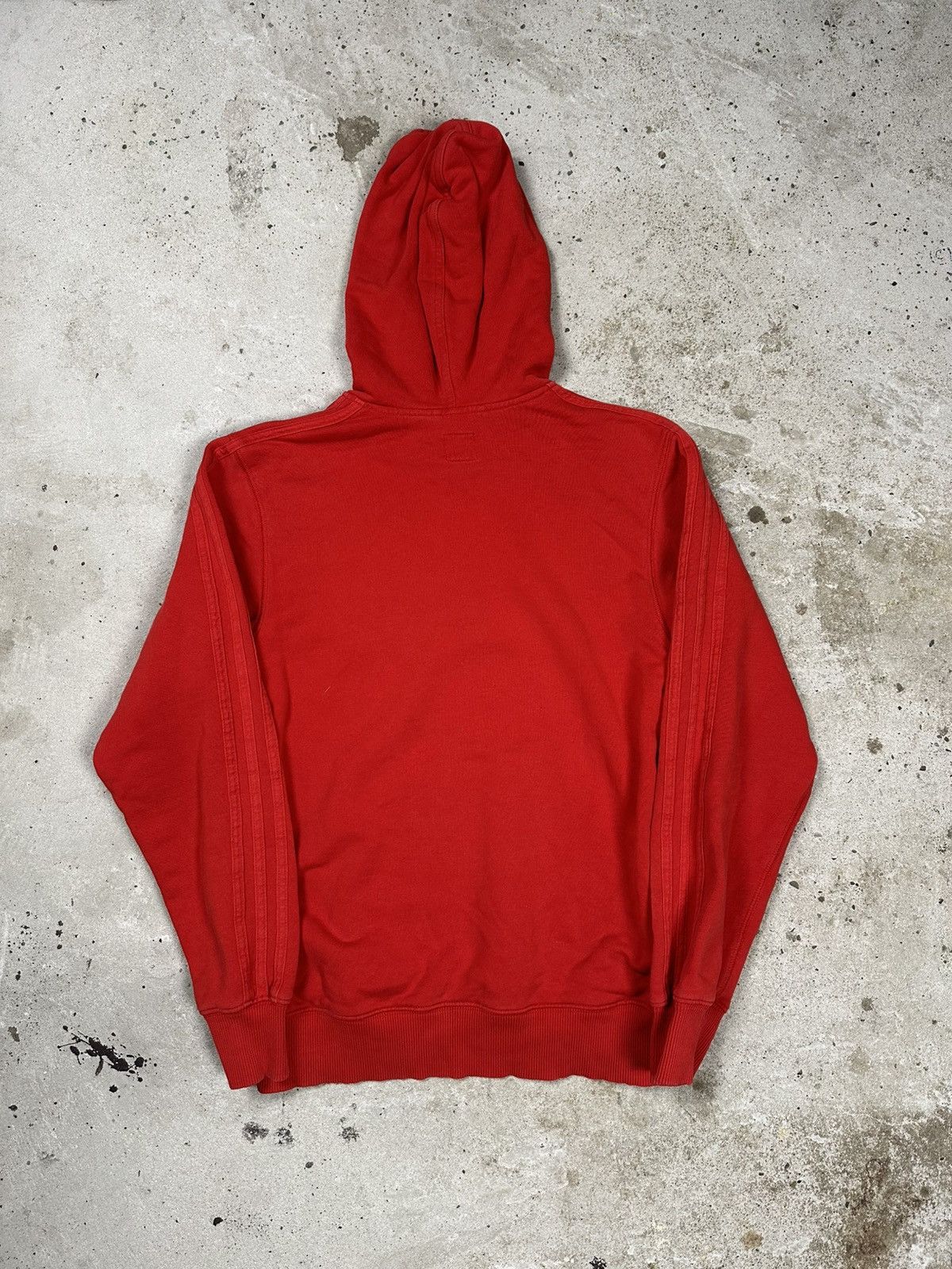 Adidas × Japanese Brand × Vintage Vintage Y2K Adidas Osaka Japan Red Hoodie Sweatshirt Size US S / EU 44-46 / 1 - 2 Thumbnail