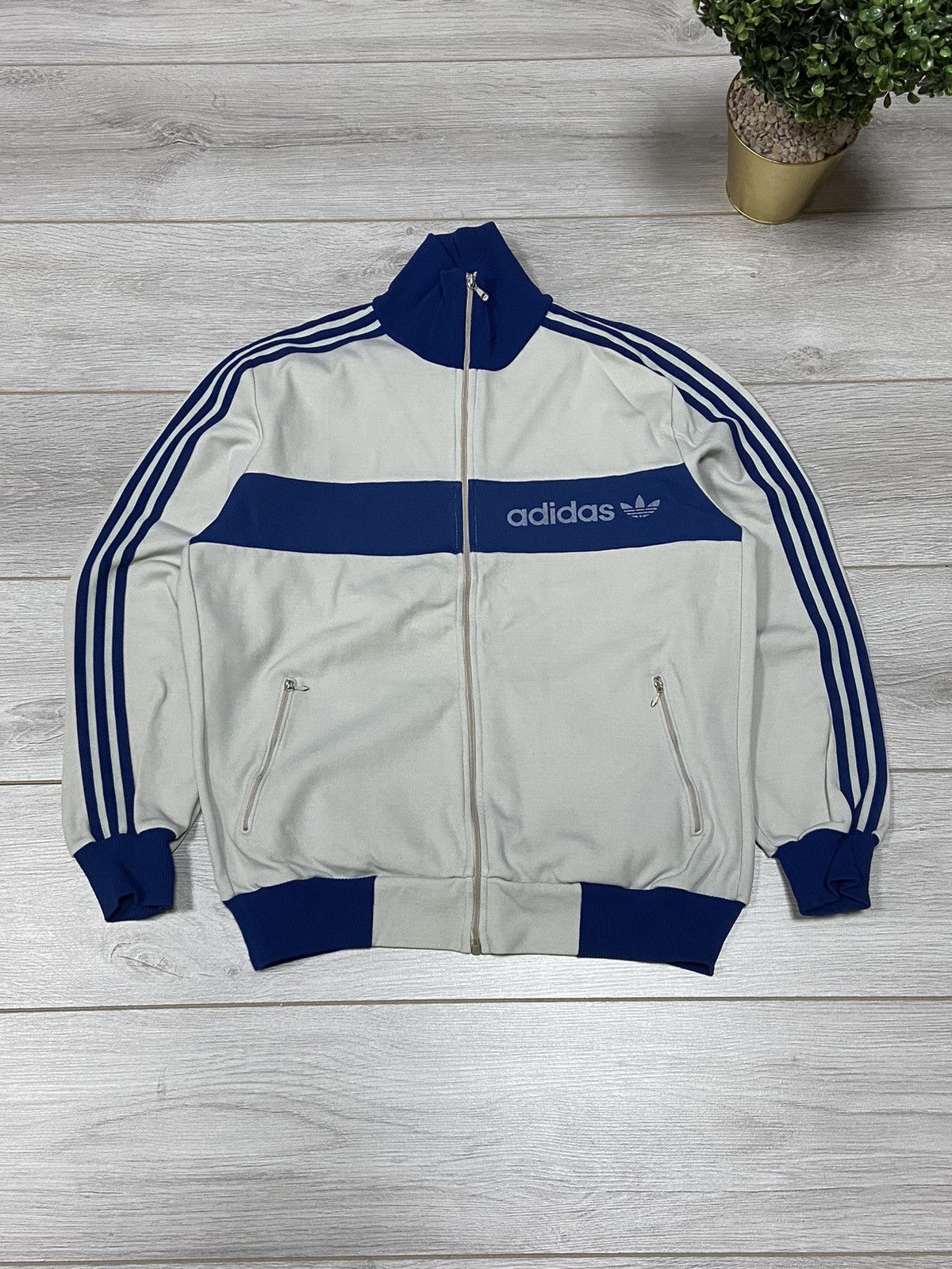 Vintage Adidas Yugoslavia stripes vintage track jacket Size US L / EU 52-54 / 3 - 1 Thumbnail