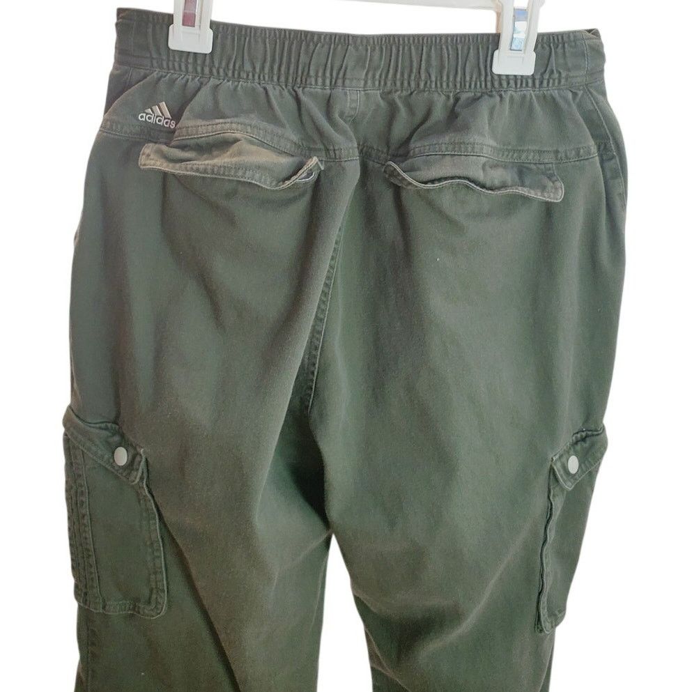 Adidas Adidas Green Cargo Pants Utility Pocket Style Size M Size 27" / US 4 / IT 40 - 4 Thumbnail
