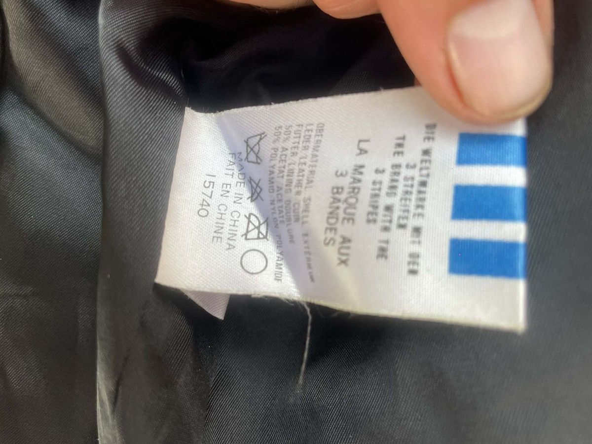 Adidas ADIDAS cropped leather jacket 80s Size L / US 10 / IT 46 - 8 Thumbnail