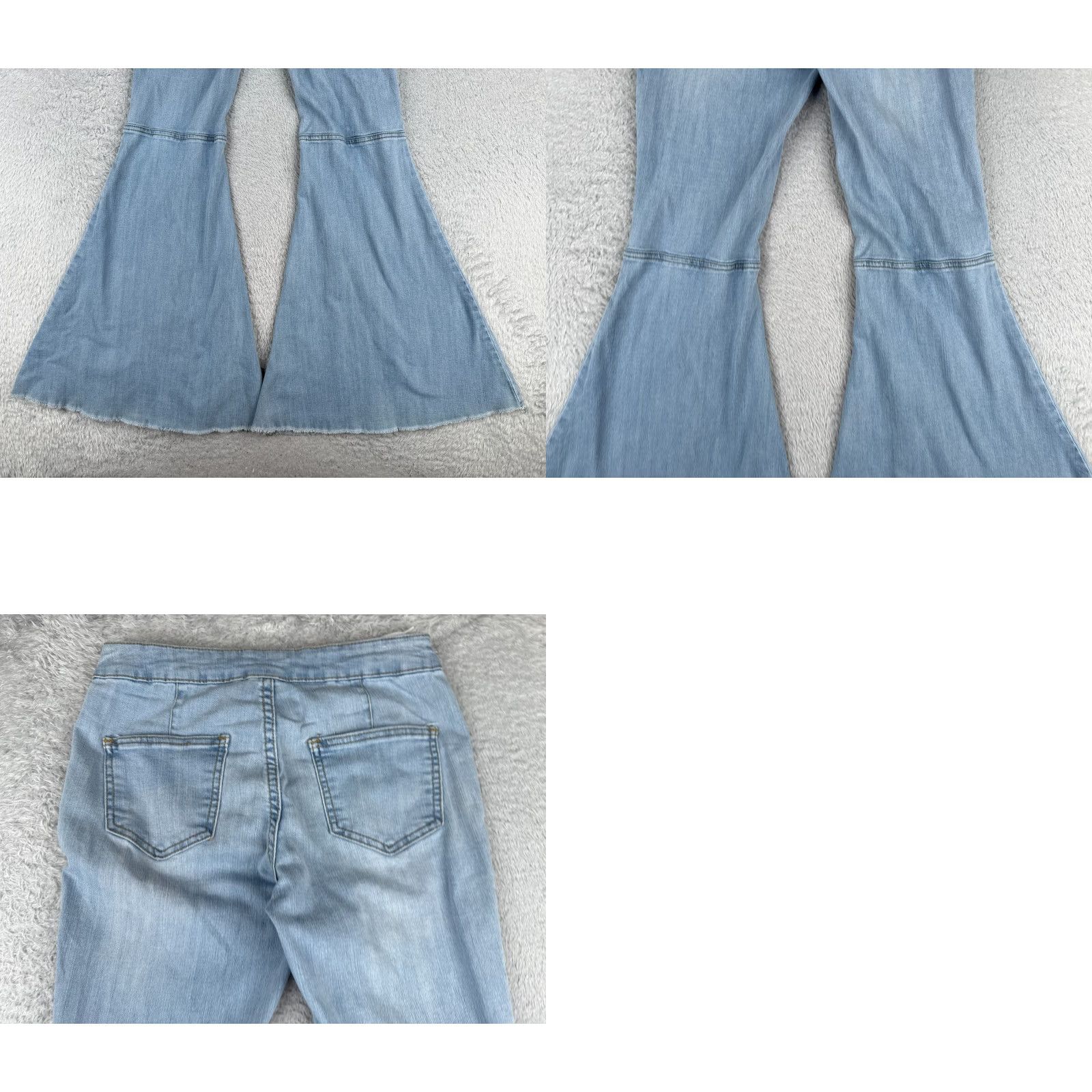 Vintage Wild Fable Jeans Juniors Blue Denim High Rise Flare 27x33 Regular 5-Pocket Cotton Blend 90s Womens Jeans Size 25" / US 0 / IT 36 - 10 Thumbnail