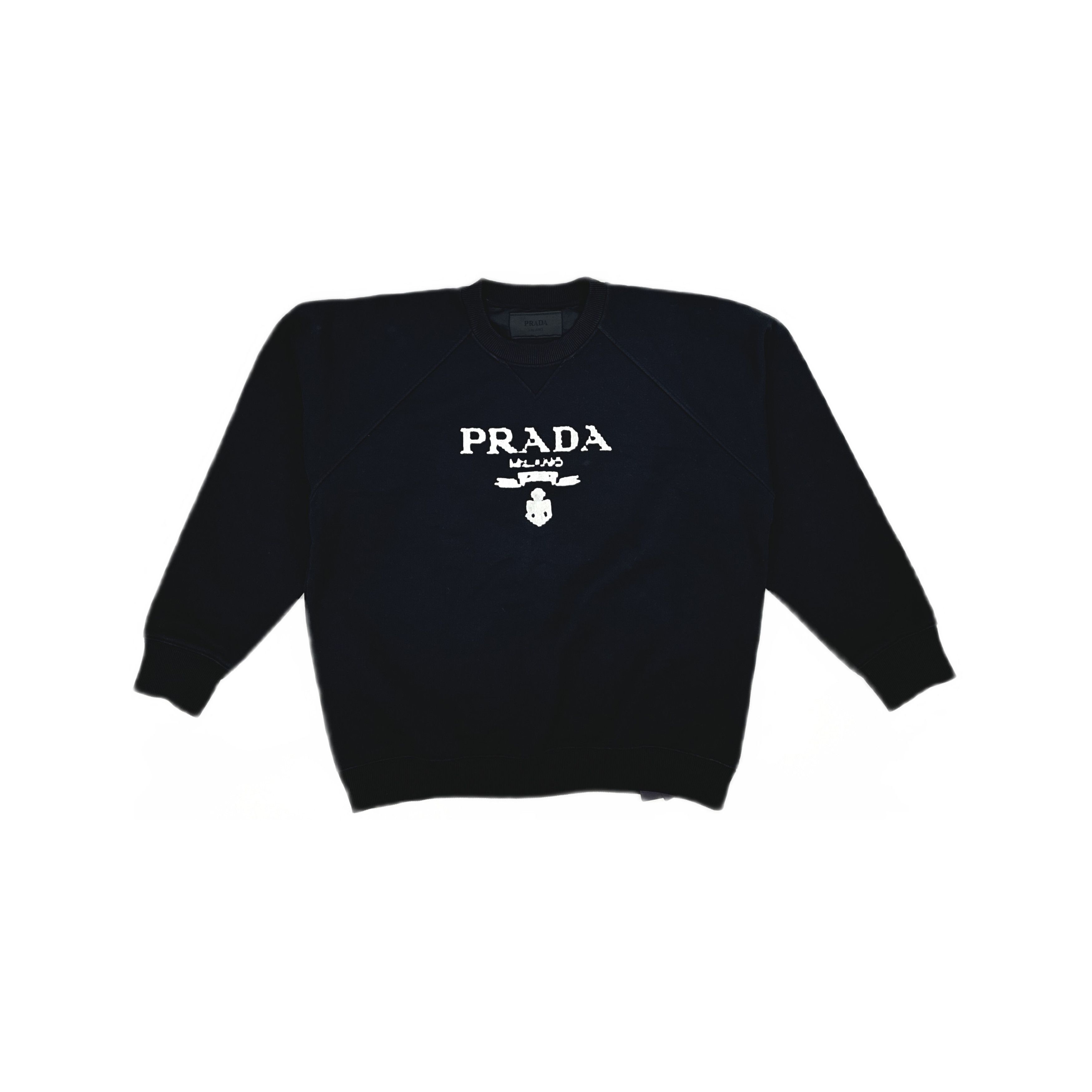 Prada Prada Logo Print Sweatshirt Size L Size US L / EU 52-54 / 3 - 1 Thumbnail