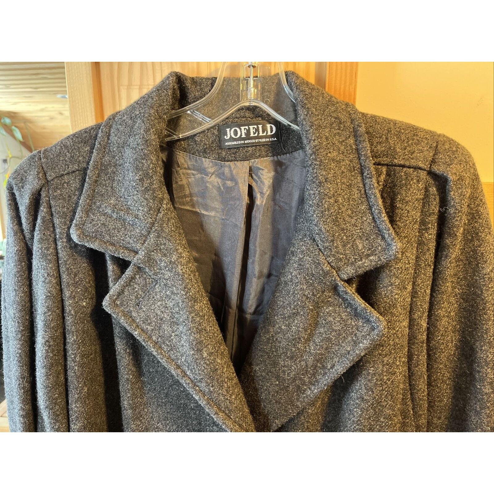 Other Jofeld Vintage Women’s Gray Wool Nylon Button Coat Sz 22x45 Size L / US 10 / IT 46 - 15 Thumbnail