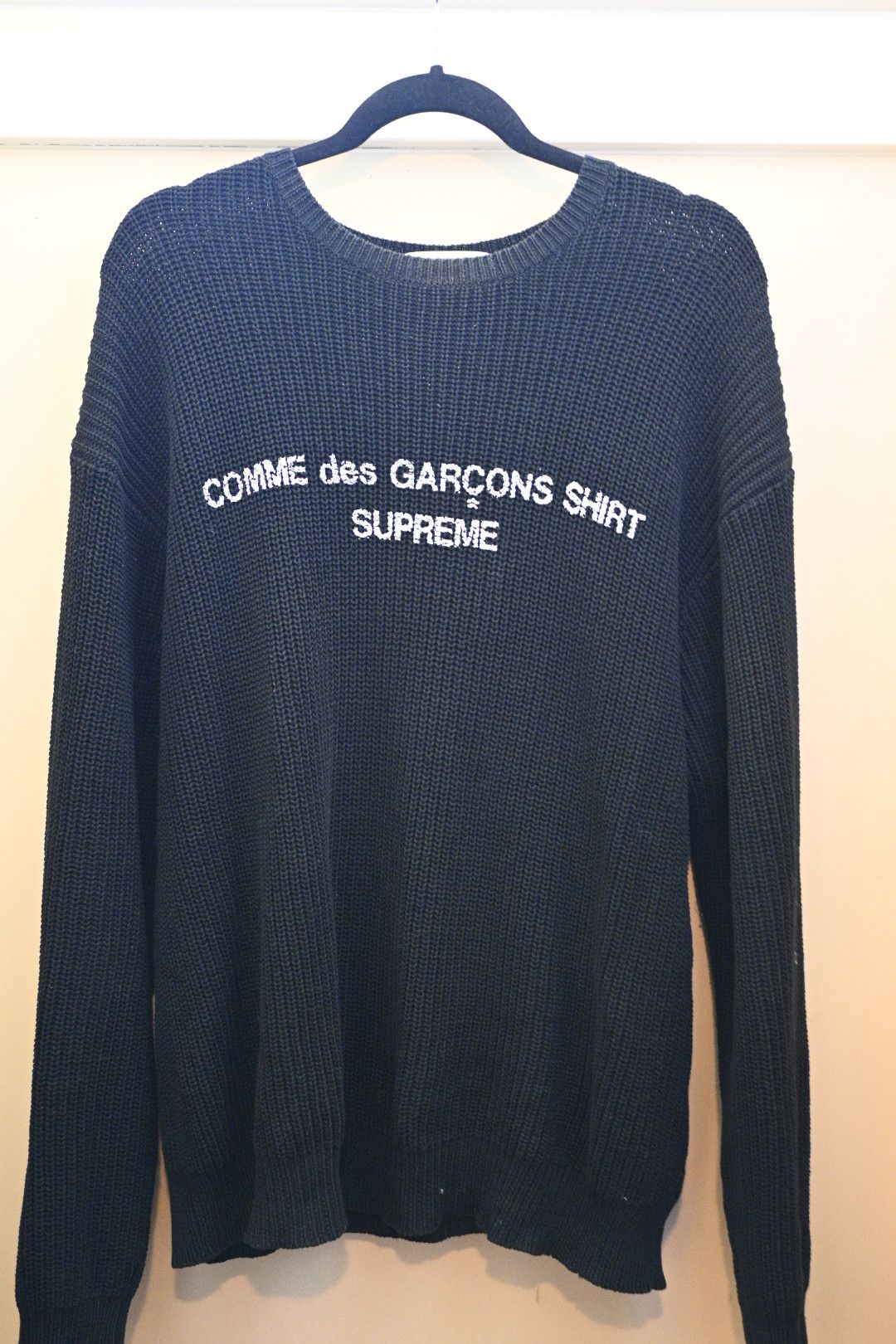 Supreme Supreme Comme Des Garcons SHIRT Knit Sweater | Grailed