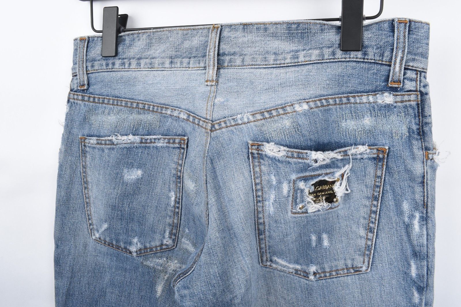 Dolce & Gabbana Dolce Gabbana Men Jeans Distressed Size IT52/L, S1986 Size US 36 / EU 52 - 9 Thumbnail