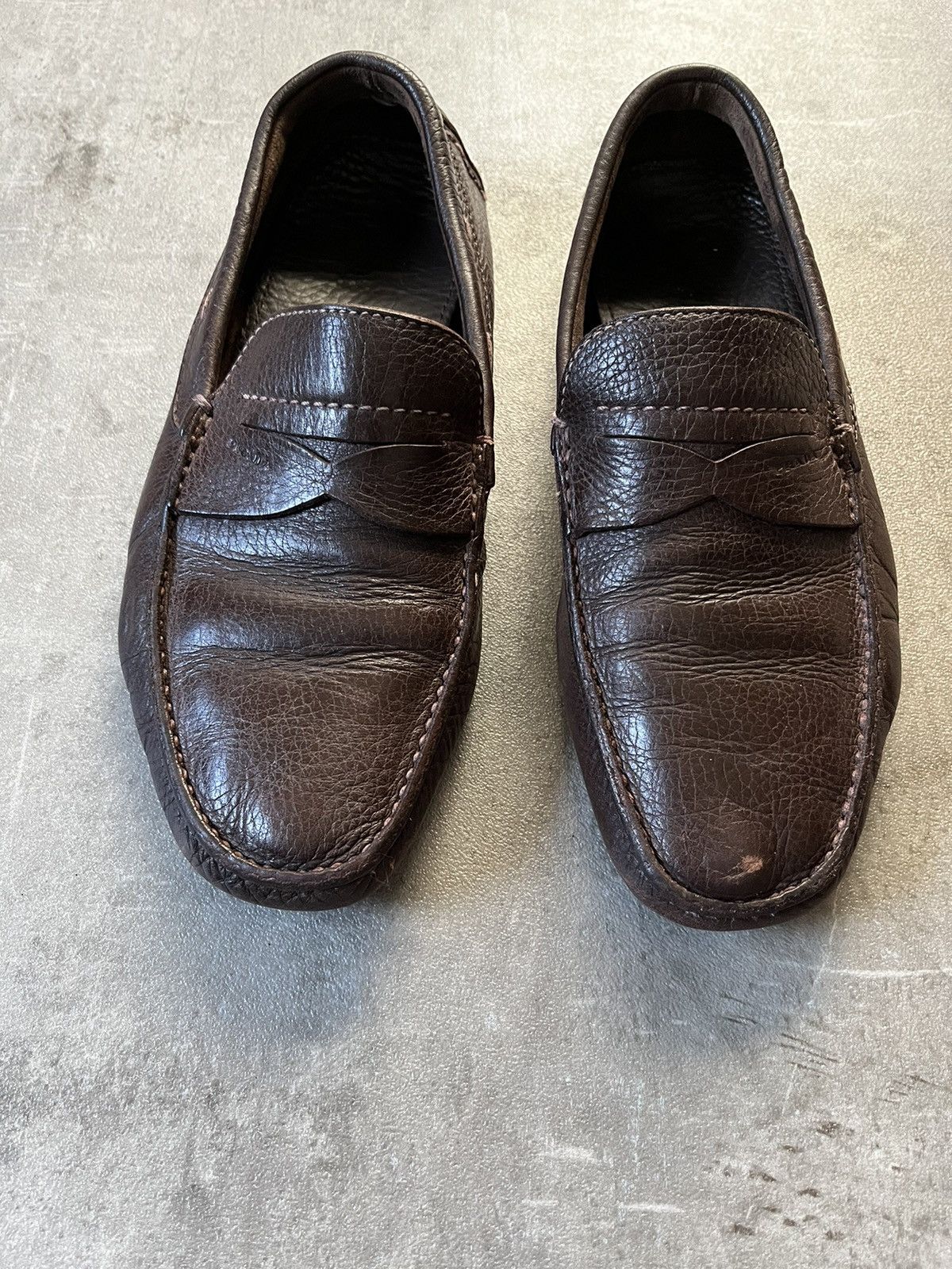 Prada × Vintage Vintage Prada brown leather shoes Size US 7.5 / EU 40-41 - 3 Thumbnail