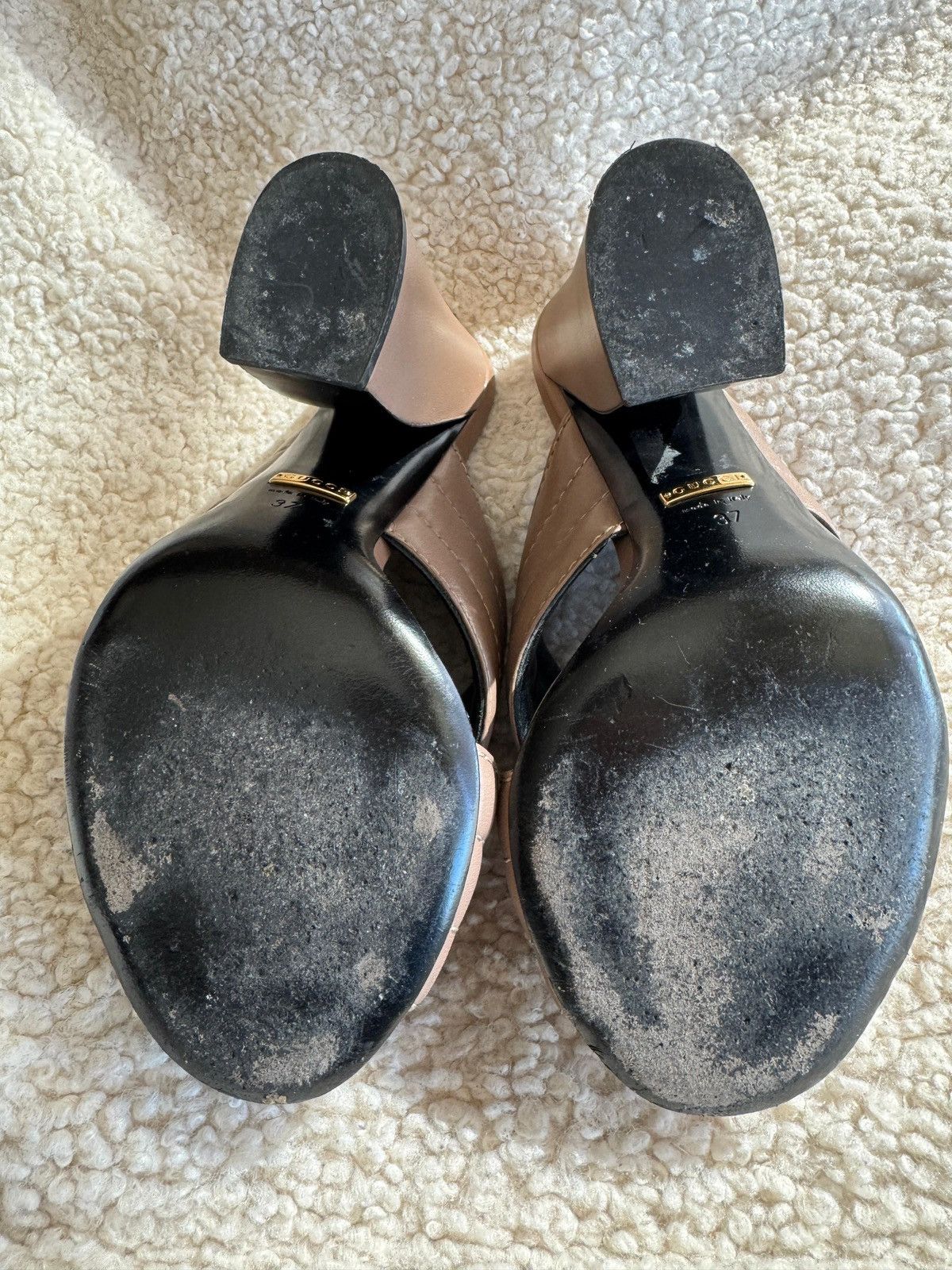 Gucci Gucci Sandals Taupe Size US 7 / IT 37 - 5 Thumbnail