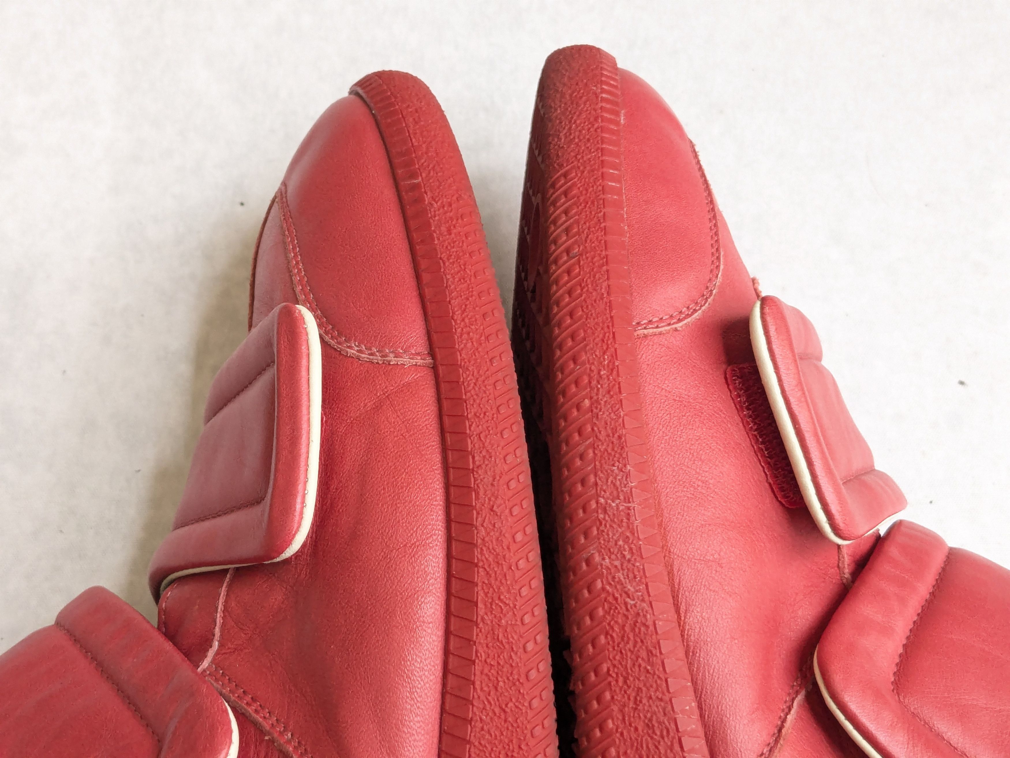 Maison Margiela Maison Margiela Clinic Sneakers Red 11 44 High Tops Leather Size US 11 / EU 44 - 10 Thumbnail