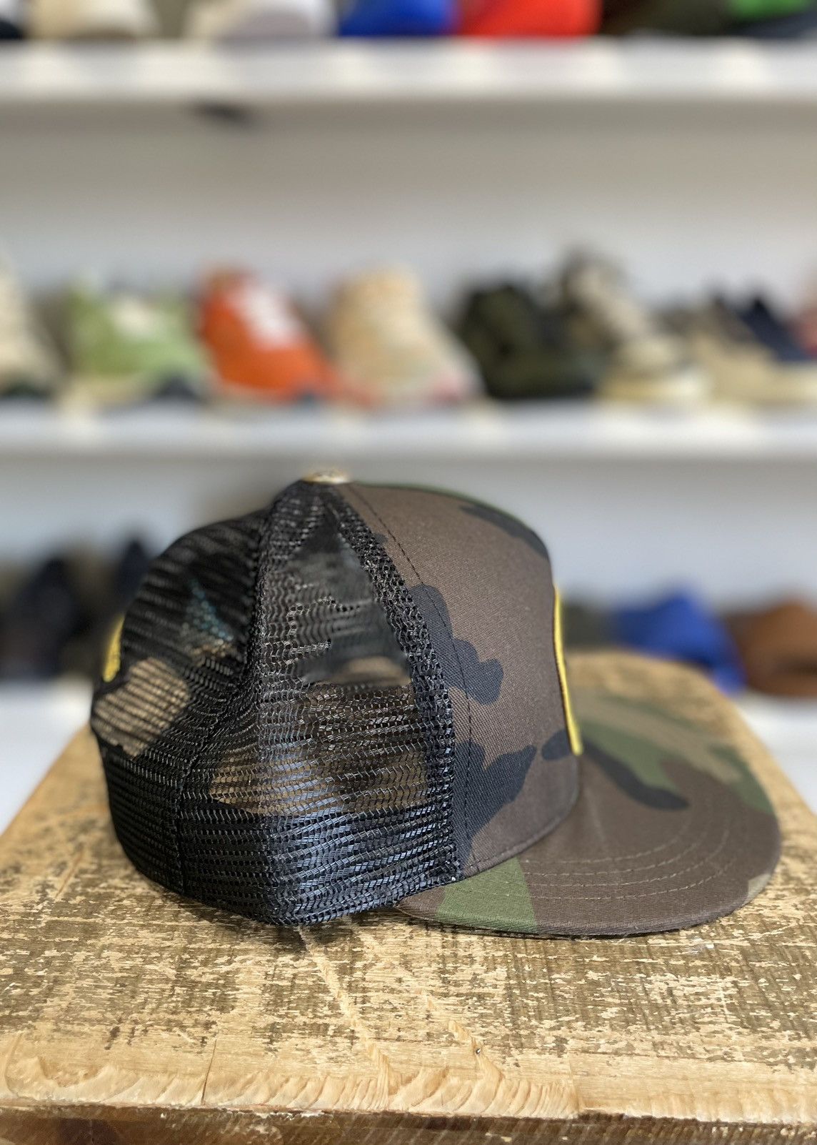 Chrome Hearts Chrome Hearts Camo Cross Patch Holly Mesh Trucker Size ONE SIZE - 3 Thumbnail