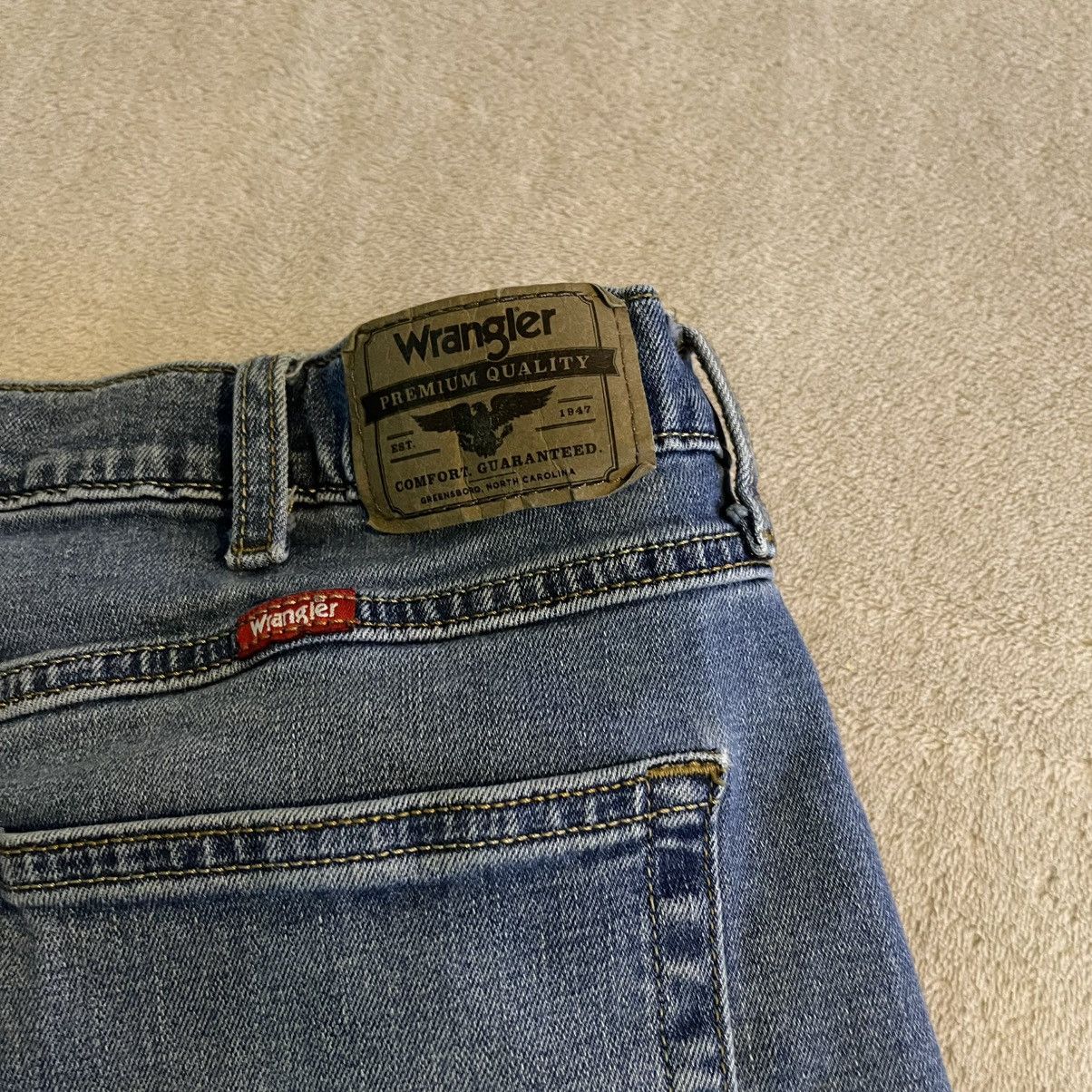 Wrangler Vintage Wrangler Athletic Fit Blue Denim Jeans Mens 38x30 Size US 38 / EU 54 - 5 Thumbnail