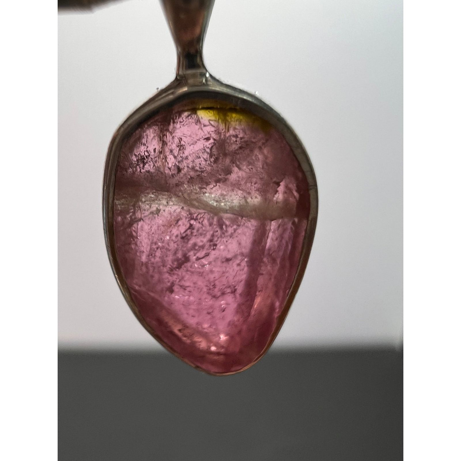 Other NEW Pink tri color tourmaline 925 pendant 1.34 grams Size ONE SIZE - 1 Thumbnail