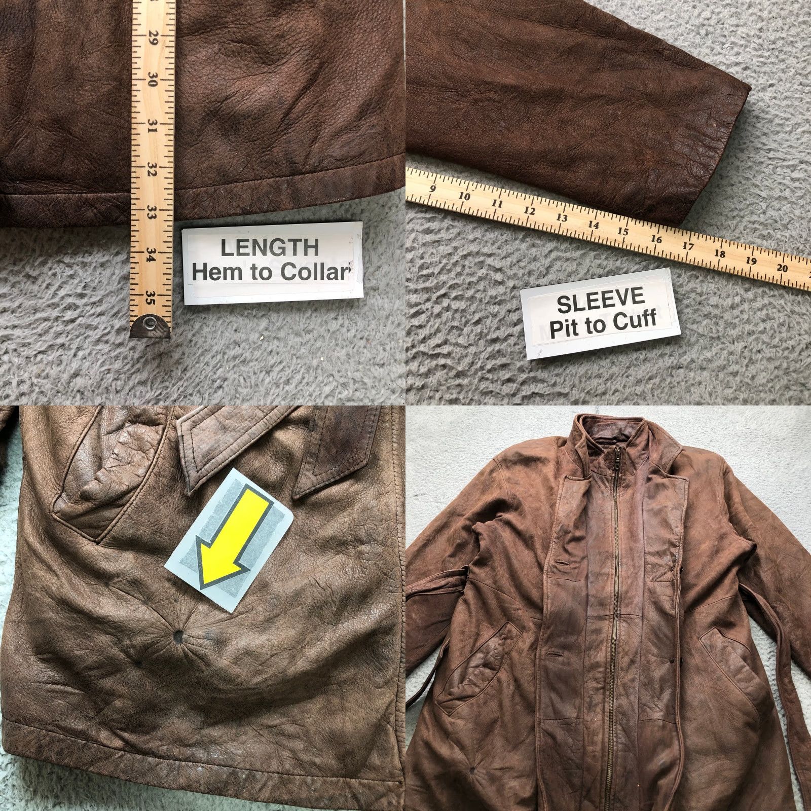 Vintage VINTAGE Wilsons Leather Adventure Bound Long Leather Coat Mens M Thinsulate Brown Belted Lined Pockets 90s Overcoat Polo Size US M / EU 48-50 / 2 - 8 Thumbnail