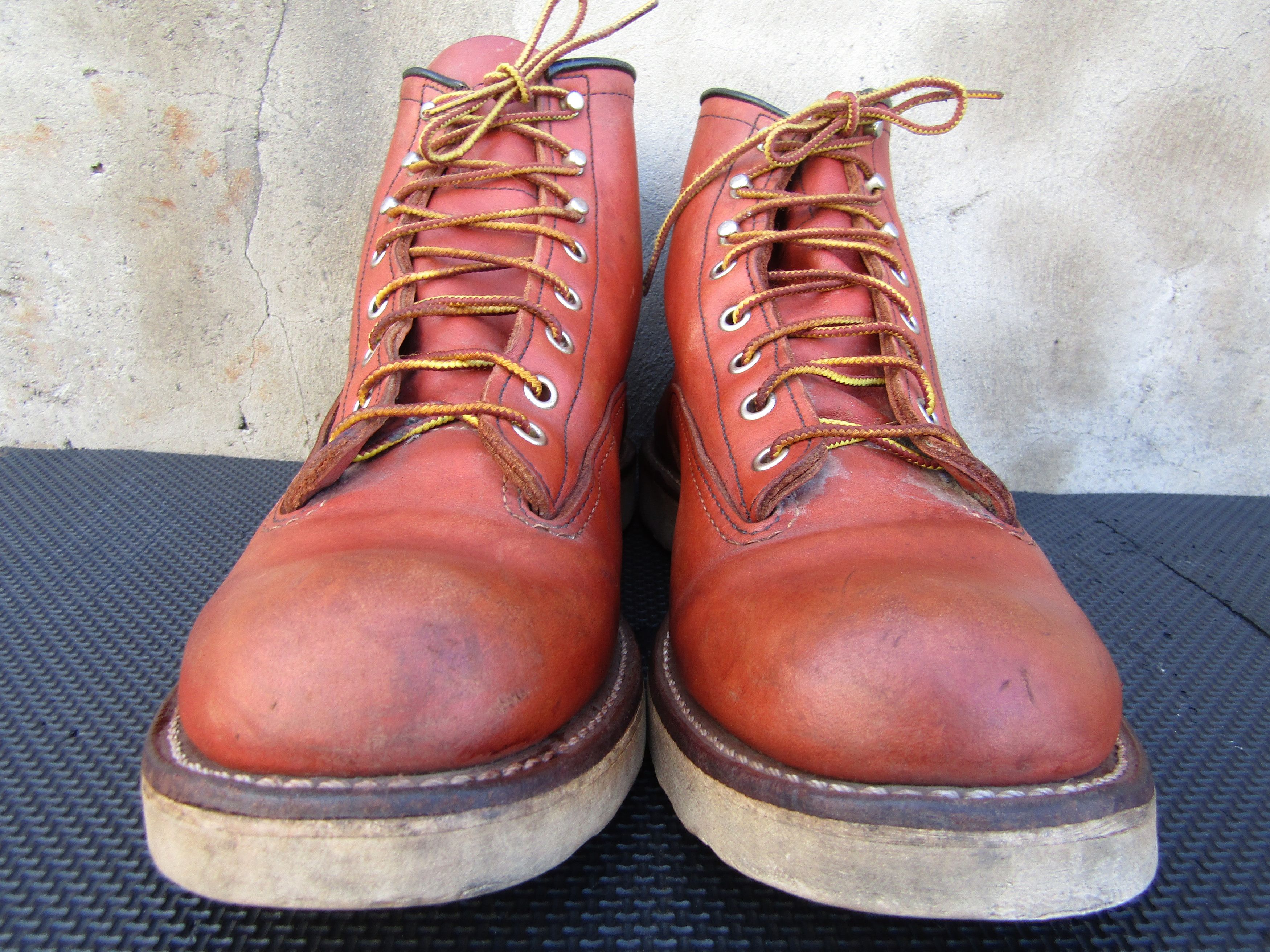 Red Wing Rare Red Wing Boots 2907 Work boots LINEMAN Leather Brown Size US 10 / EU 43 - 4 Thumbnail