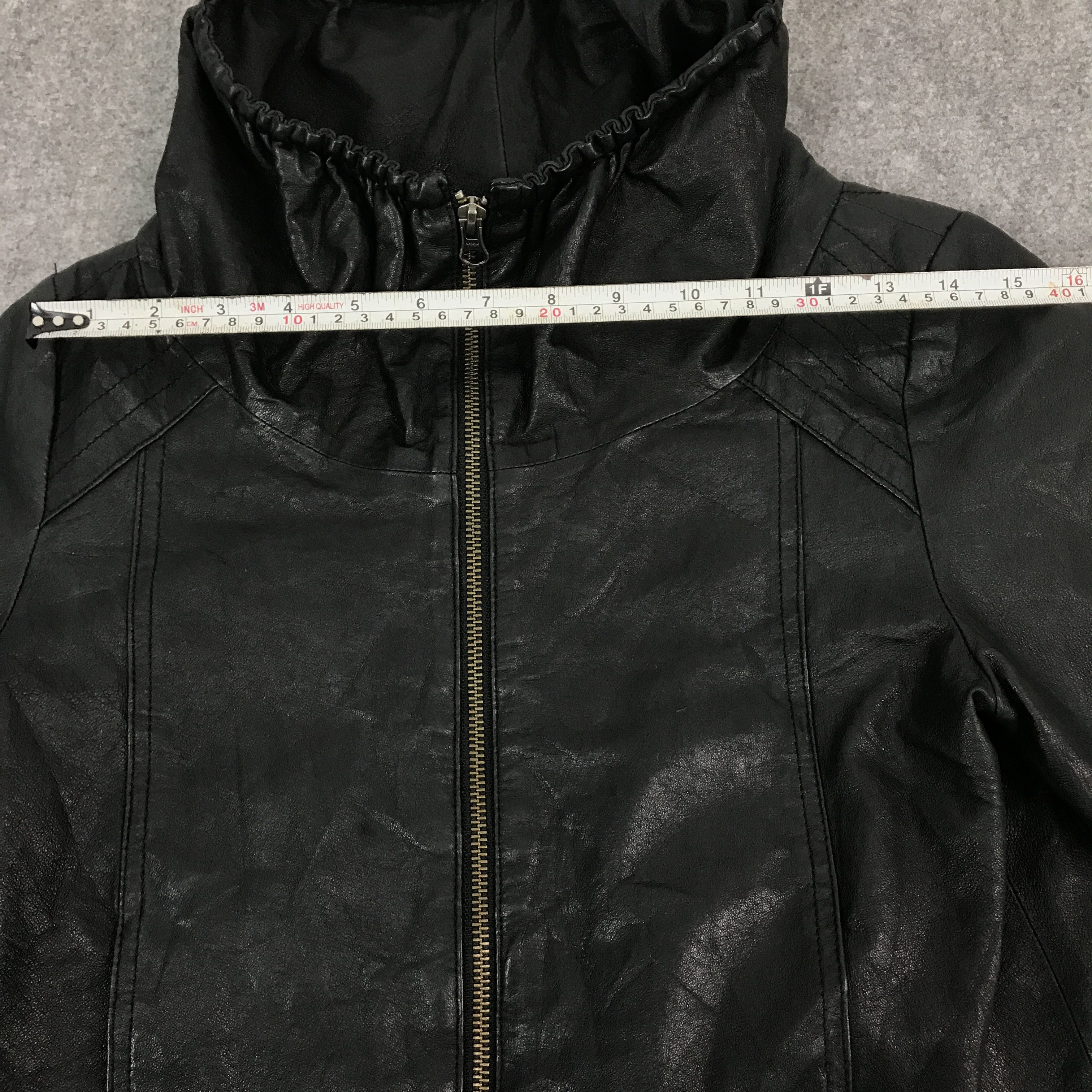 14th Addiction × Japanese Brand IFSIXWASNINE STYLE PAPER CRAFT LEATHER JACKET Size US S / EU 44-46 / 1 - 5 Thumbnail