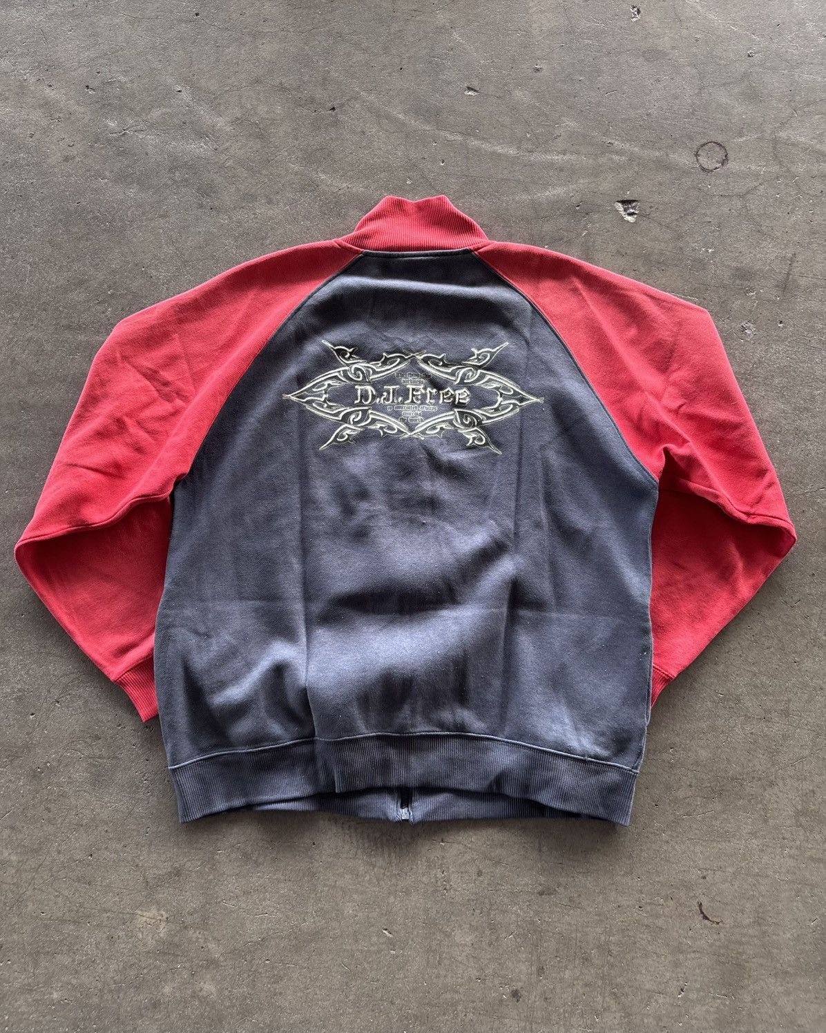 If Six Was Nine × Japanese Brand × Le Grande Bleu (L.G.B.) 2000s Dj Free Dragon Zip Up Crewneck Size US L / EU 52-54 / 3 - 6 Thumbnail
