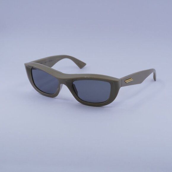 Bottega Veneta BV1326S 003 Sunglasses Brown Rectangle Frame